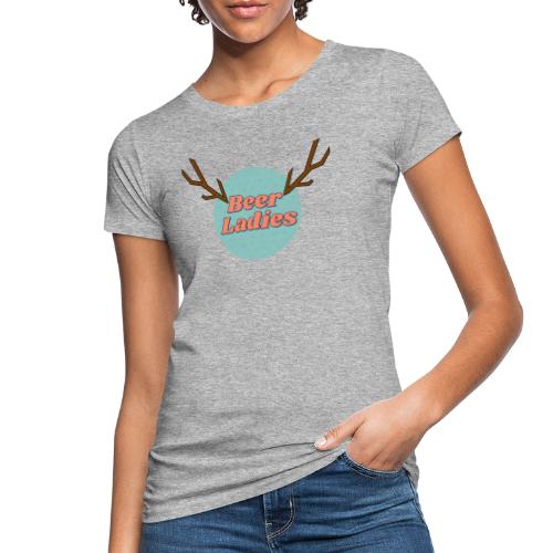 Antlers teal - Women's Organic T-Shirt