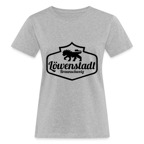 Löwenstadt Design 1 schwarz - Frauen Bio-T-Shirt