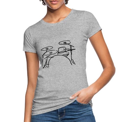 Drumset - Frauen Bio-T-Shirt