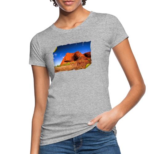 Australien: Roter Felsen auf Schatzkarte - Frauen Bio-T-Shirt