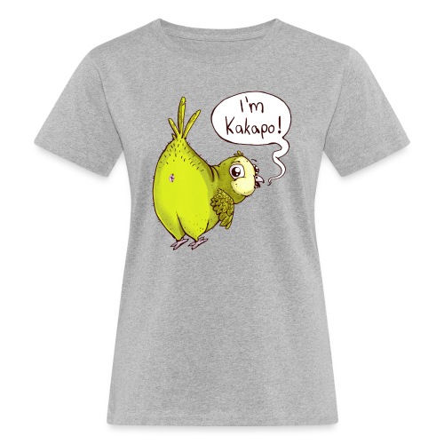 Sweet Kakapo - the fat parrot from New Zealand - Women's Organic T-Shirt