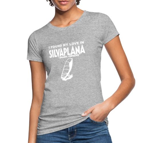I found my love in Silvaplana, Windsurfing - Frauen Bio-T-Shirt