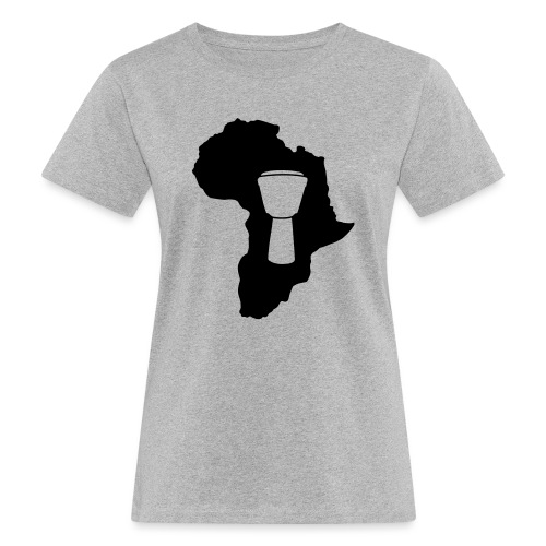 Djembe in Afrika - Frauen Bio-T-Shirt