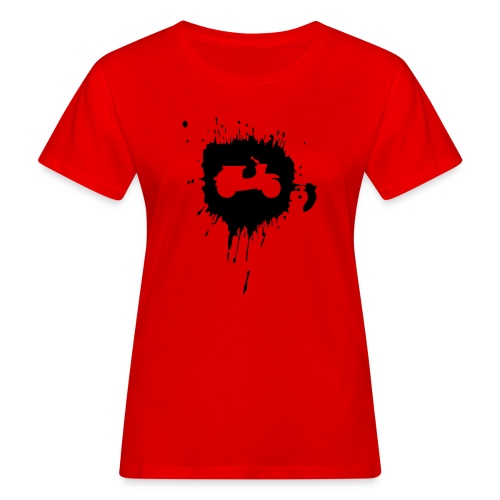 Schwalbe Farbklecks rot - Frauen Bio-T-Shirt
