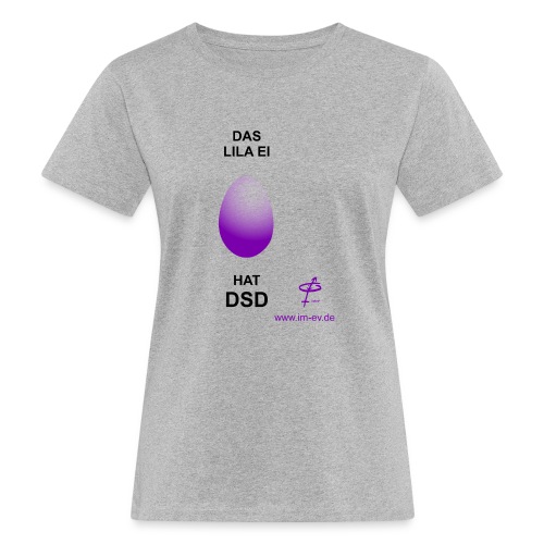 Lila Ei - Frauen Bio-T-Shirt
