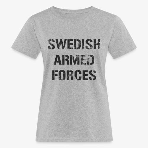 SWEDISH ARMED FORCES Rugged + SWE Flag - Ekologisk T-shirt dam