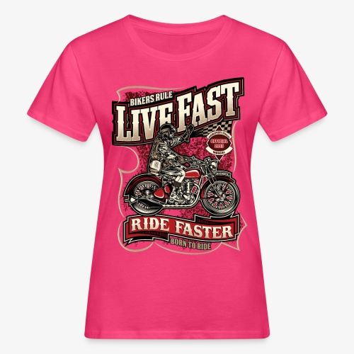 Born To Ride - Harleysti Italia Official 2023 - Frauen Bio-T-Shirt