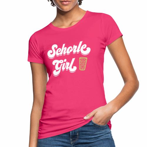 Schorle Girl und Dubb Schoppenglas - Frauen Bio-T-Shirt