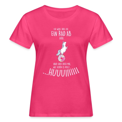 Vorschau: rad ab_einhorn - Frauen Bio-T-Shirt