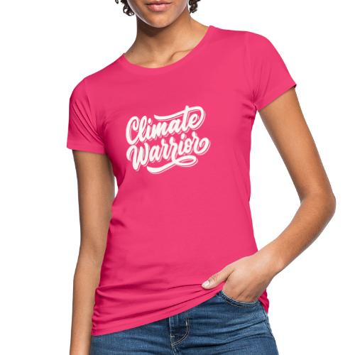 Climate warrior white - Vrouwen Bio-T-shirt