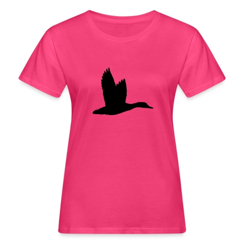 T-shirt canard personnalisé avec votre texte - T-shirt bio Femme