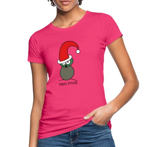 Owl - Merry Xmas - T-shirt bio Femme