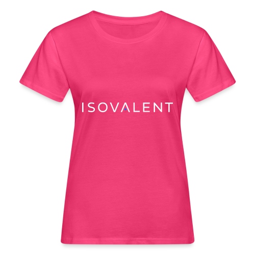 Isovalent writing white - Women's Organic T-Shirt