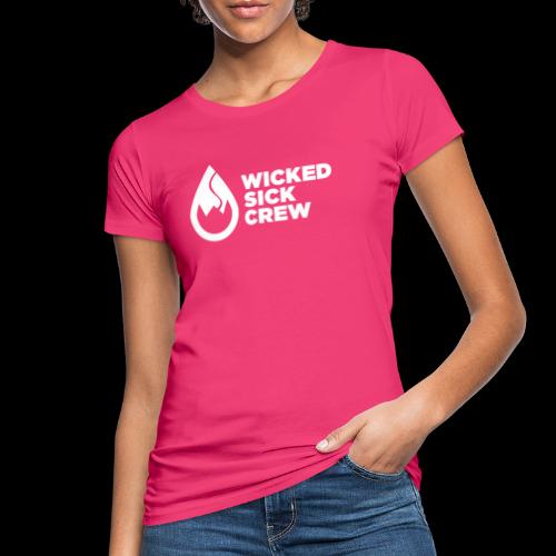 Tropfen + WSC weiß groß - Frauen Bio-T-Shirt