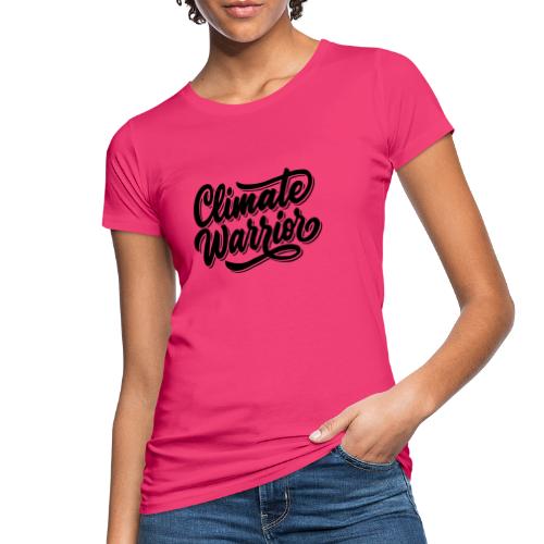 Climate warrior black - Vrouwen Bio-T-shirt