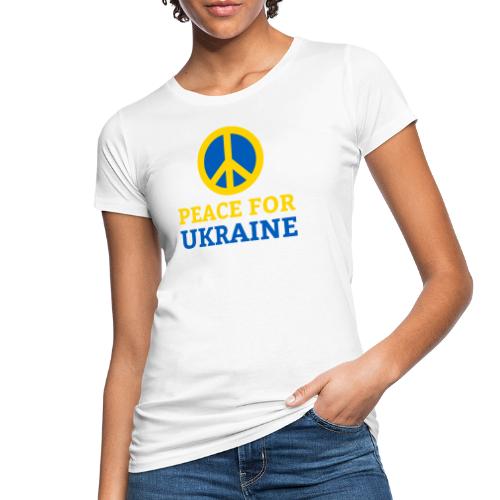 Peace for Ukraine Frieden Support Solidarität - Frauen Bio-T-Shirt