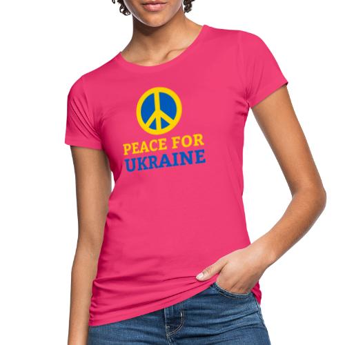 Peace for Ukraine Frieden Support Solidarität - Frauen Bio-T-Shirt