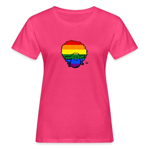 Rainbow Pride Lampaat - Naisten luonnonmukainen t-paita