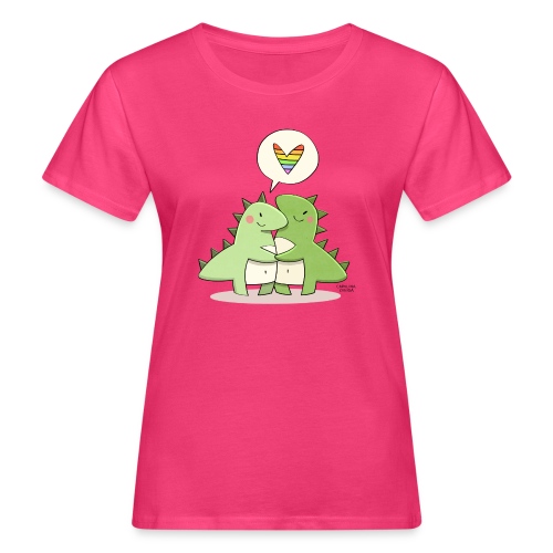 LGBTQIA+ dinosauri - T-shirt ecologica da donna