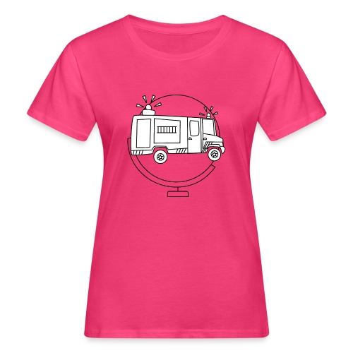 Brandweer camper - Vrouwen Bio-T-shirt