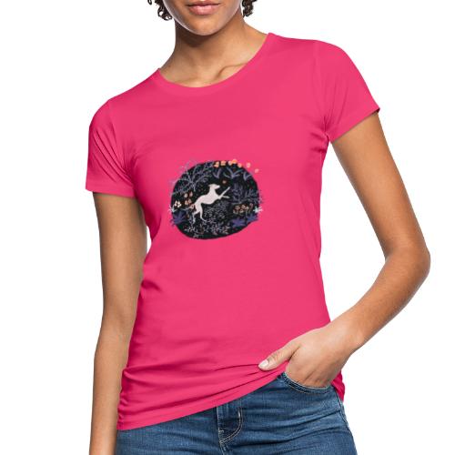 Windhund im Traumwald - Frauen Bio-T-Shirt