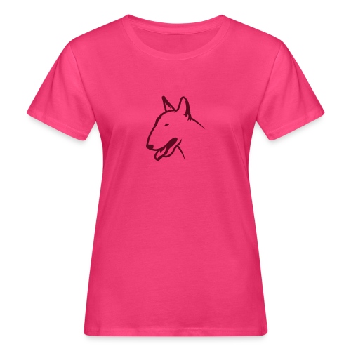 Bullterrier BULLY HEAD 1c_4light - Frauen Bio-T-Shirt