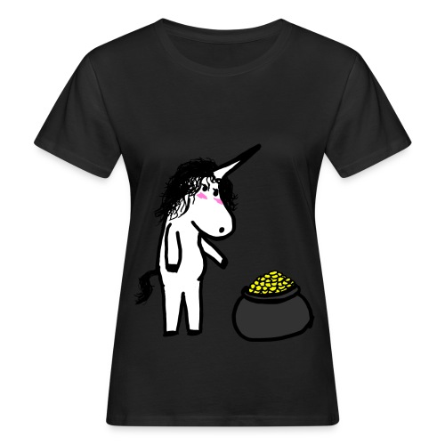 Oro unicorno - T-shirt ecologica da donna