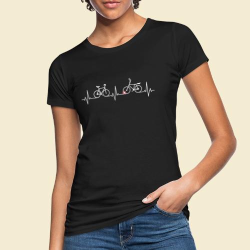 Heart Monitor Kunstrad & Radball - Frauen Bio-T-Shirt
