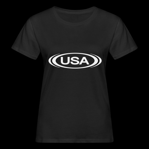 Sport shield USA Athletics label Sports Ring wave - Women's Organic T-Shirt