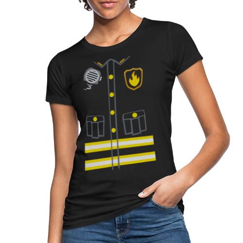 Kids Fireman Costume - Dark edition - Women's Organic T-Shirt