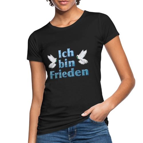 Ich bin Frieden mit Friedenstauben - Sonja Ariel - Frauen Bio-T-Shirt