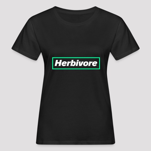 Herbivore Logo White - T-shirt ecologica da donna