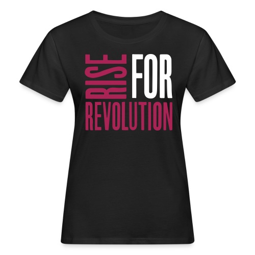 rise for rev logo - Women's Organic T-Shirt