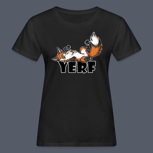 Lazy YERF FOX / Fuchs - Frauen Bio-T-Shirt