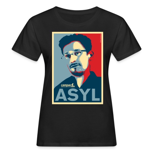 Asyl für Edward Snowden - Frauen Bio-T-Shirt