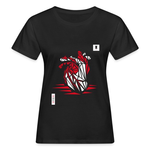 SHATTERED HEART - T-shirt bio Femme