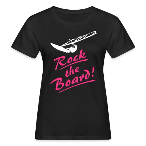 Rock the Board - Surfer - Frauen Bio-T-Shirt