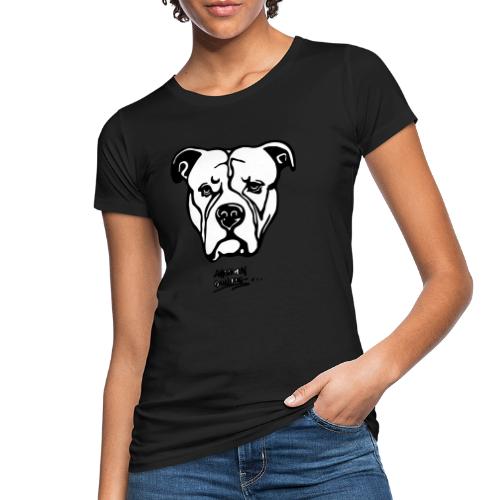 american bulldog background text - Frauen Bio-T-Shirt