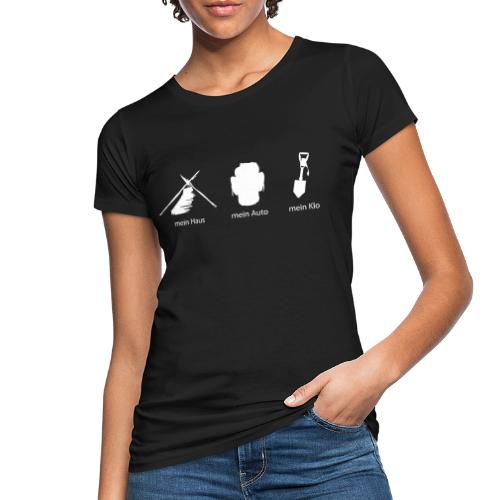 Haus Auto Klo - Frauen Bio-T-Shirt