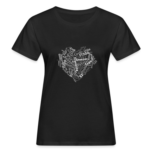 snm-daelim-models-heart-g - Frauen Bio-T-Shirt