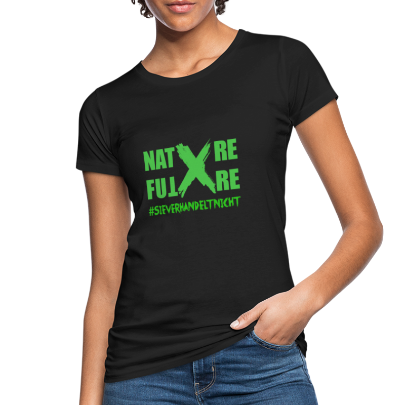 Nature -X-Future #SieVerhandeltNicht - Frauen Bio-T-Shirt
