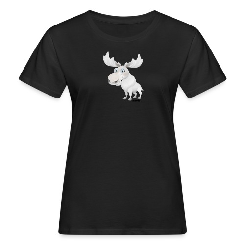 Albino Elch - Frauen Bio-T-Shirt