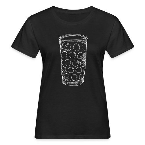 Dubbeglas un kä Blumevase - Frauen Bio-T-Shirt