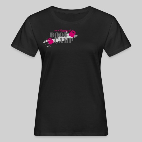 nancys bootcamp logo pink xxl transparent png - Frauen Bio-T-Shirt