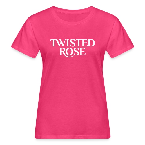 Twisted Rose Front and Back - Frauen Bio-T-Shirt