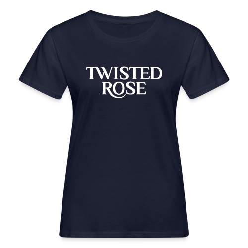 Twisted Rose Front and Back - Frauen Bio-T-Shirt