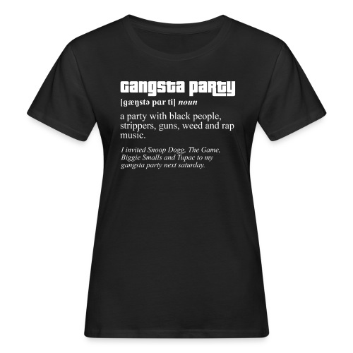 GANG [WHITE] - T-shirt ecologica da donna