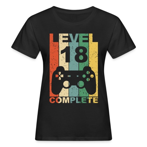 18. Geburtstag 18 Jahre Level Complete - Frauen Bio-T-Shirt