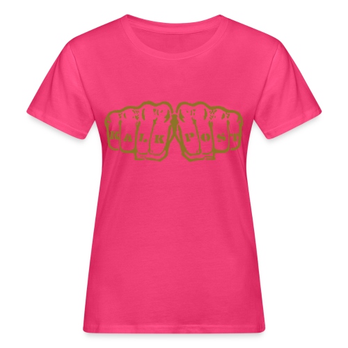 Kalk Post Fäuste - Frauen Bio-T-Shirt
