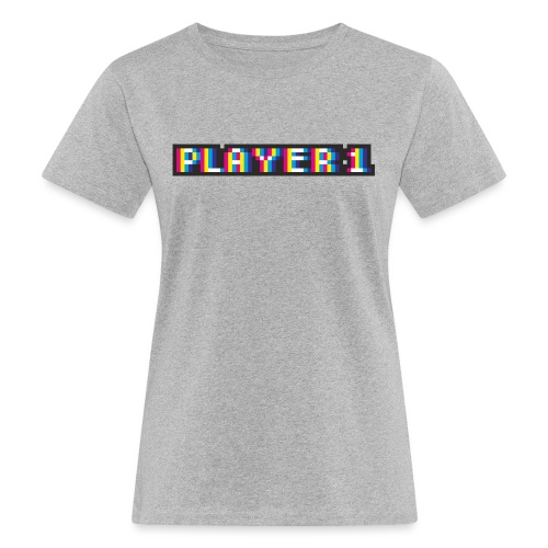 Partnerlook No. 2 (Player 1) - Farbe/colour - Frauen Bio-T-Shirt